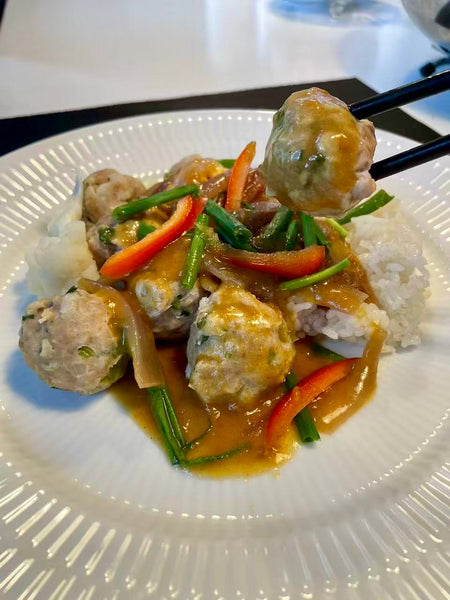 Kødboller med japansk karry