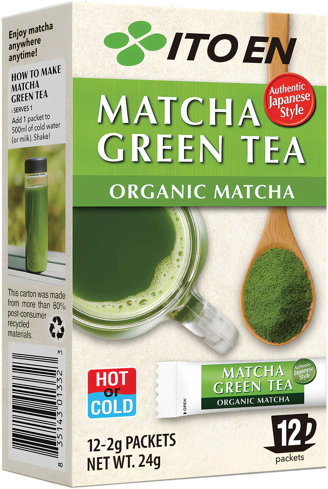 Matcha-grøn te 24 g, øko