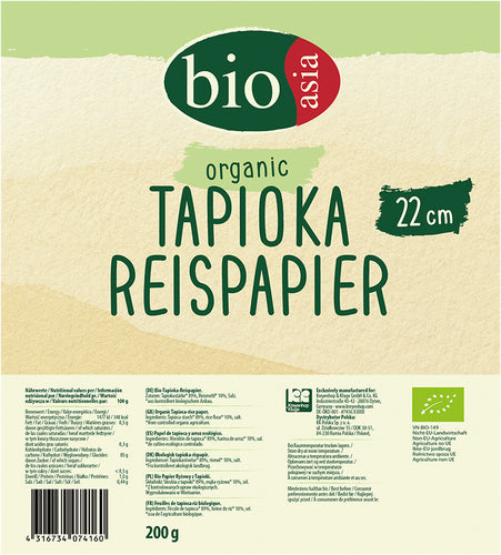 Tapioka rispapir 200 g, øko