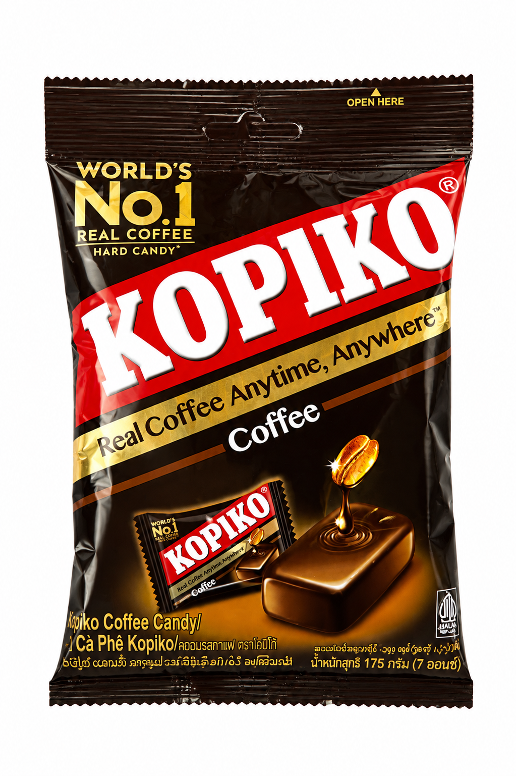 Kaffe bolsje 175 g