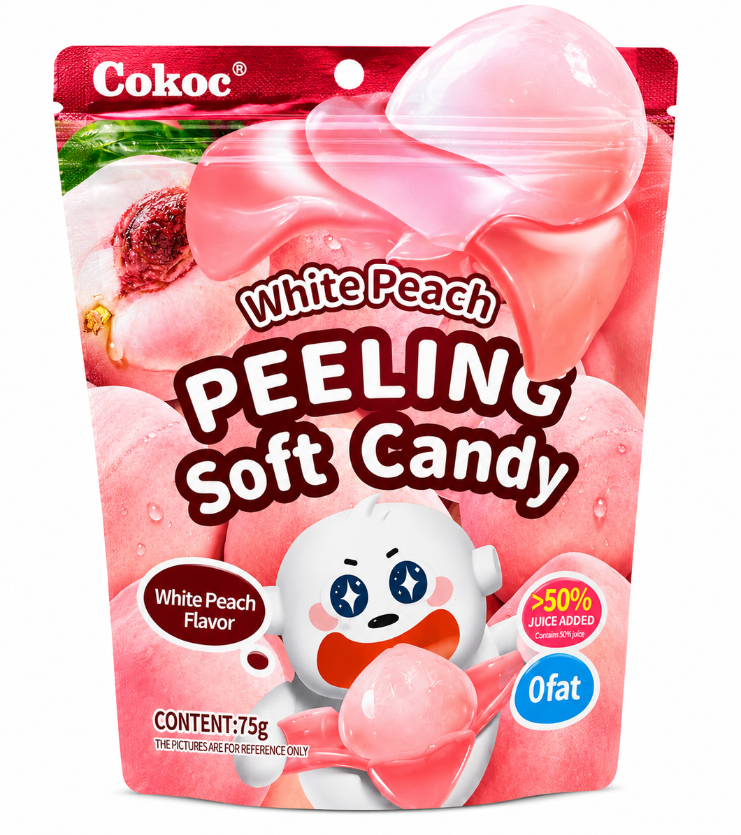 Peeling soft candy fersken 75 g