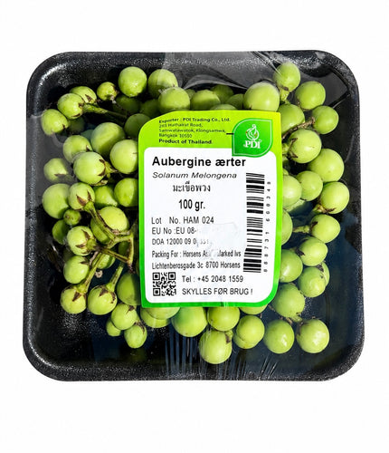 Aubergine ærter 100 g