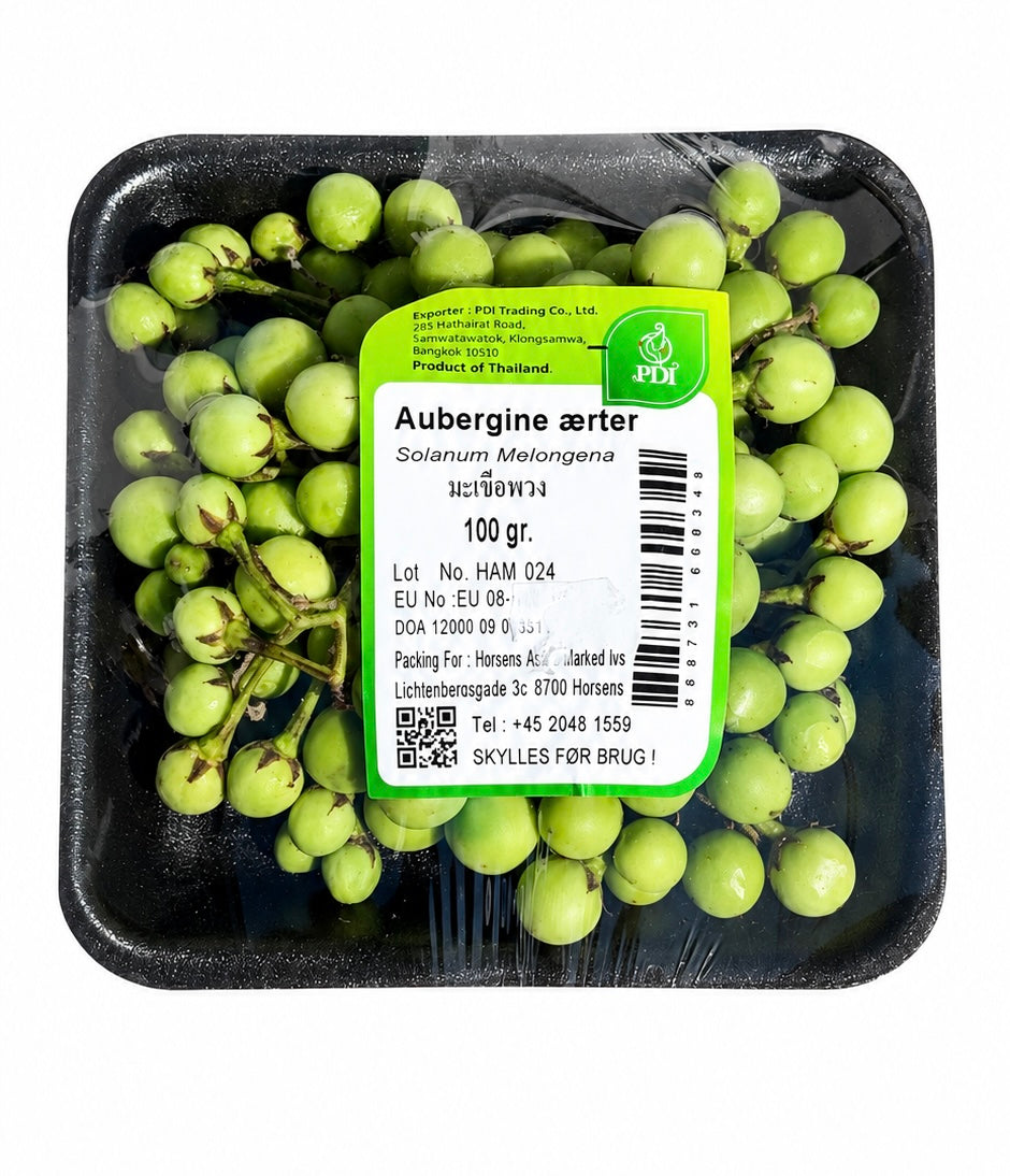 Aubergine ærter 100 g