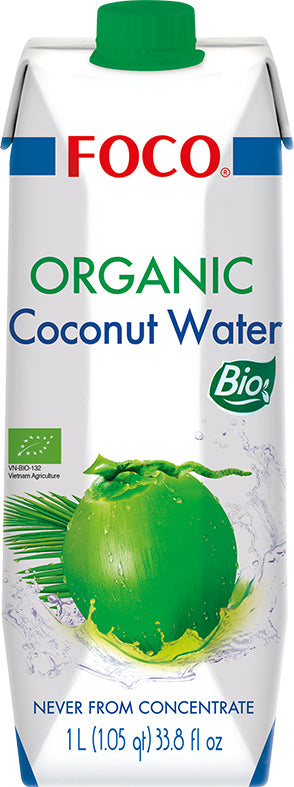 Økologisk kokosvand 1 liter