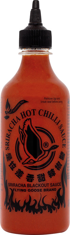 Chilisauce Sriracha 455 ml, sort