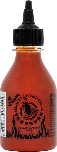 Chilisauce Sriracha 200 ml, sort