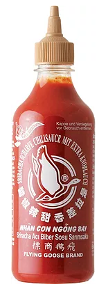 Chilisauce Sriracha 455 ml. hvidløg