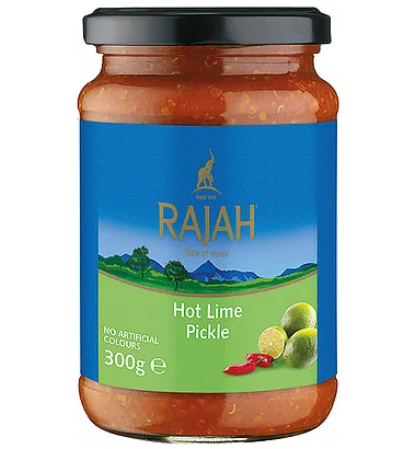 Lime pickle, hot 300 g